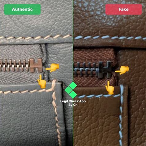 hermes zipper fake|real hermes bag.